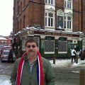 Ed outside The Lord Edward Pub Dublin