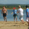 Sean and friends playing rugby at Ski Beach on the Kromme River